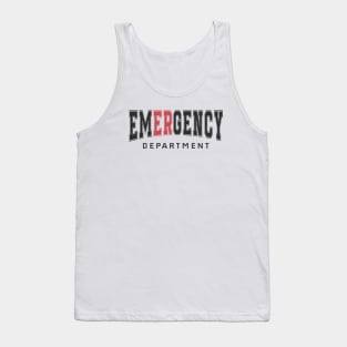 Emergency Department Emergency Room Er Nurse Healthcare Tank Top